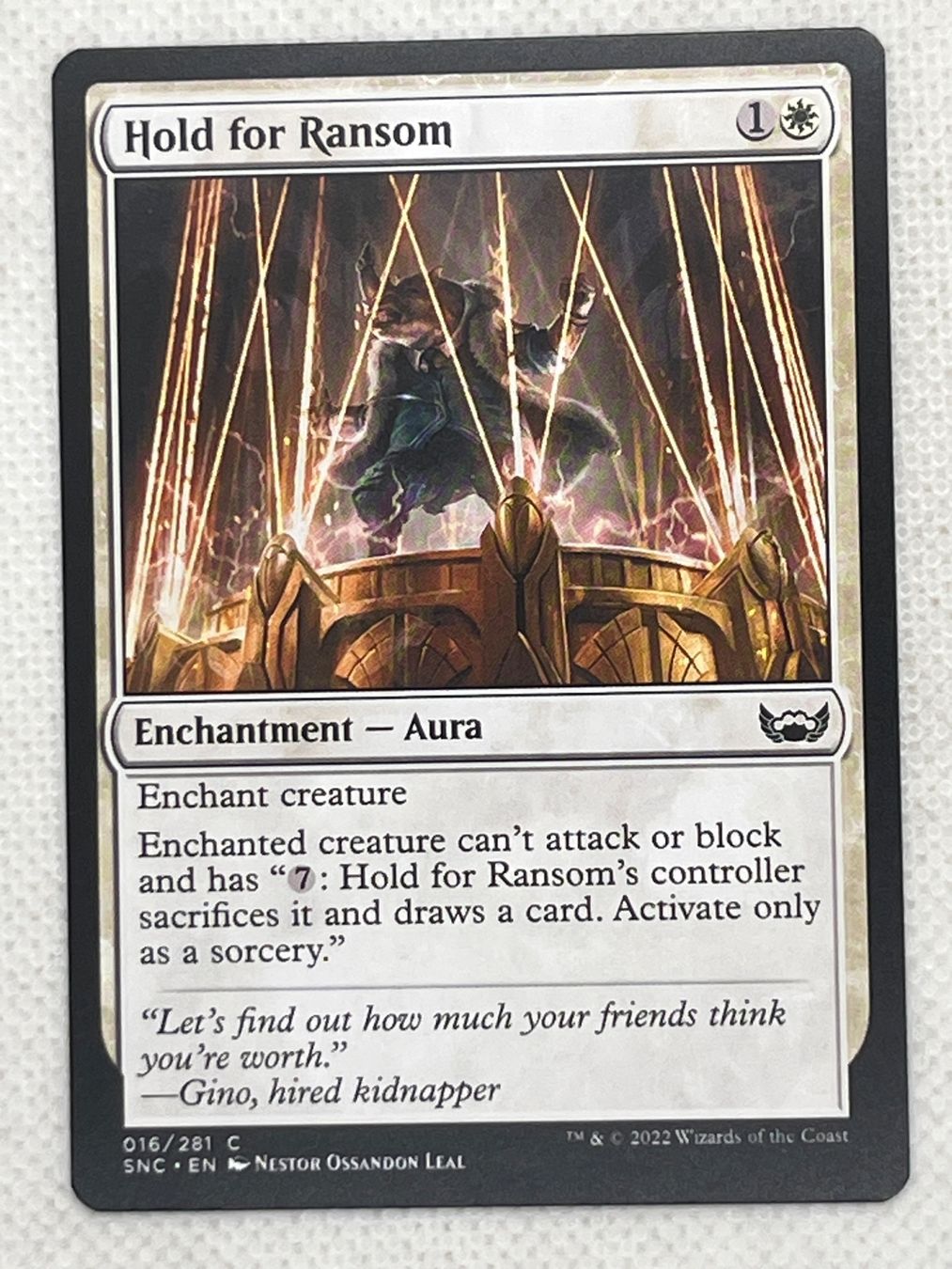 Magic The Gathering Carte collezionabili: Magic The Gathering: Hold for Ransom – Usato da Hinterkappelen venduto da Kim1992