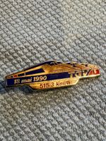Pin Brosche Badge Gold/Silberfarben - TGV - 1990