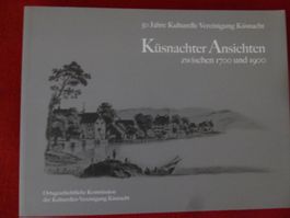 KÜSNACHT (KT.ZÜRICH) ANTIK- ANSICHTKARTEN UM 1700/1900!!!