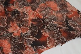 Stoff Baumwolljersey Blumen