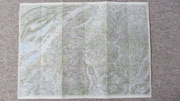 Landkarten & Atlanten: BERN LANDESKARTE 1949 SCHWEIZ TOPOGRAPH – Gebraucht aus Krattigen von markus63 1