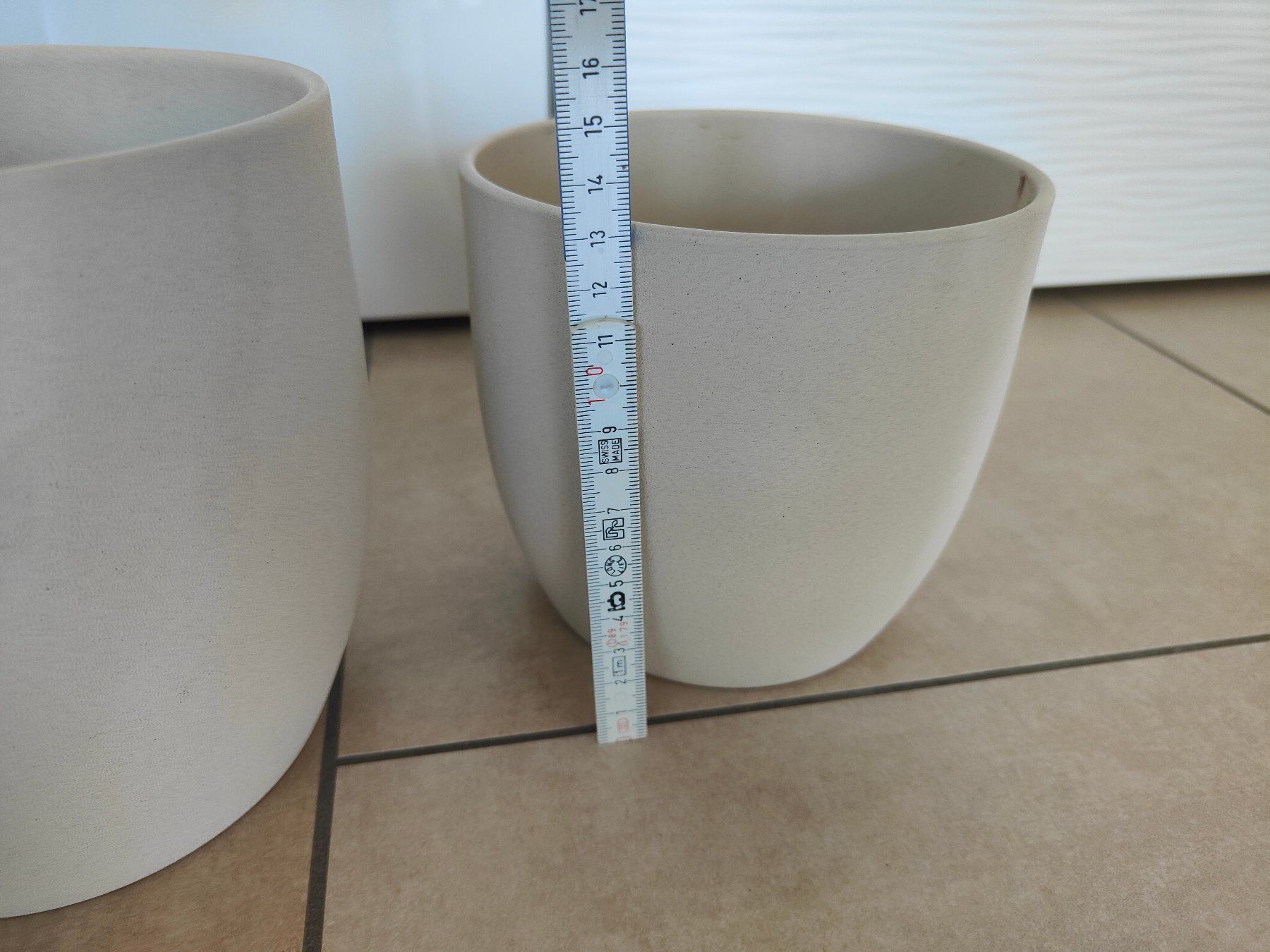 Vasi per fiori: 2x Blumentopf / Übertopf – Usato da Rickenbach b. Wil venduto da VeryLovelyThings 6