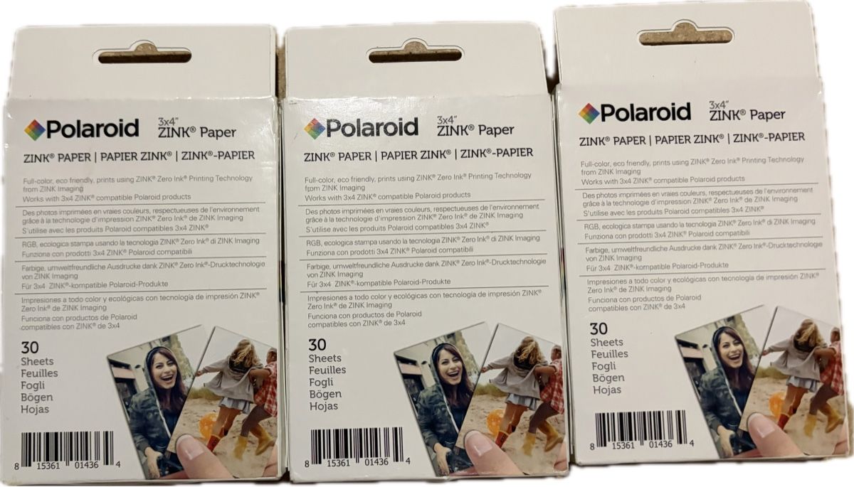 Polaroid Films: 90xzinc paper Polaroid – D'occasion à Cheyres par Gr33 1