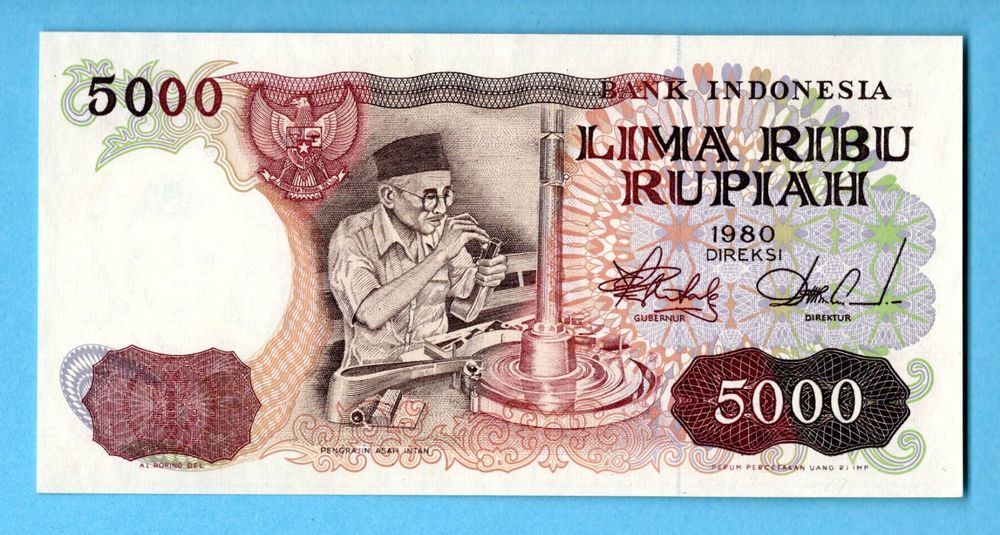 Indonesia 5.000 rupiah UNC (Neu (gemäss Beschreibung)) in Leibstadt für ...