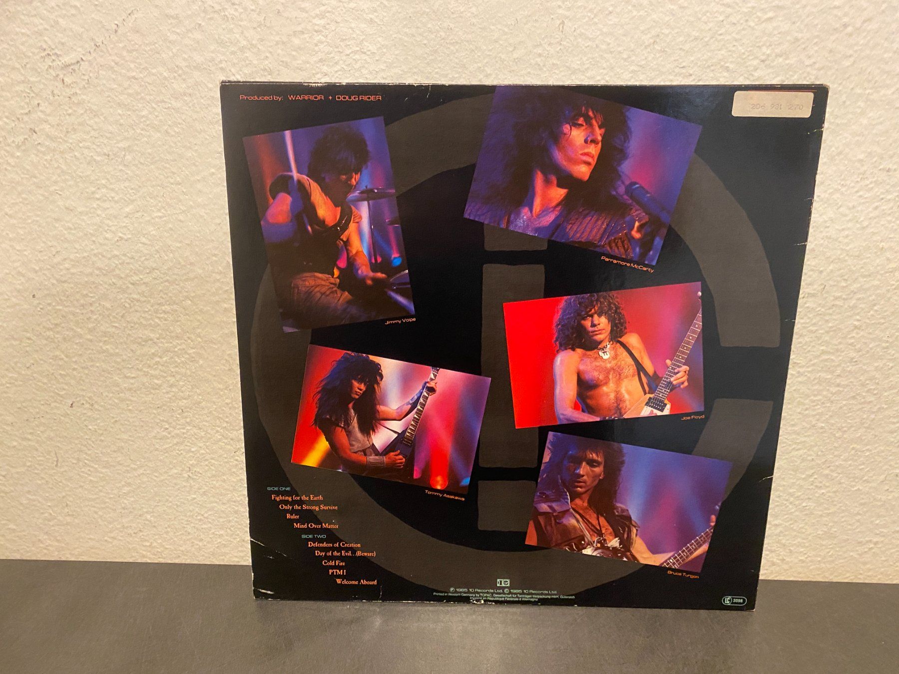 Schallplatten: Warrior LP Orginal – Neu und originalverpackt aus Basel von FatCatPacksTheRatt 1
