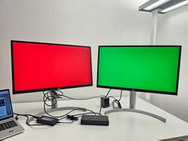 LG 4K Dual Monitor Set + USB-C Docking Station