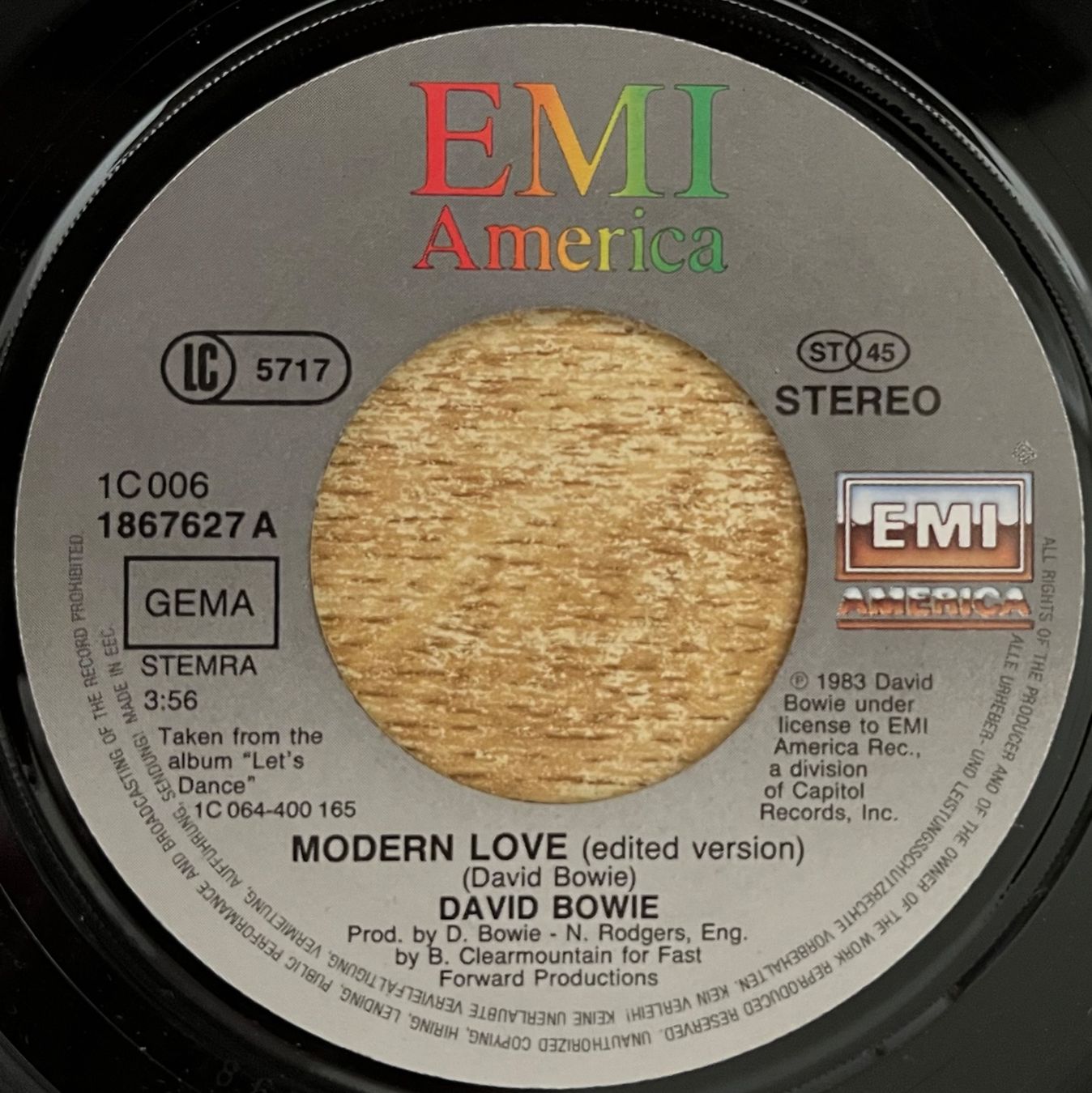 Schallplatten: DAVID BOWIE - MODERN LOVE – Gebraucht aus Bussigny von  2