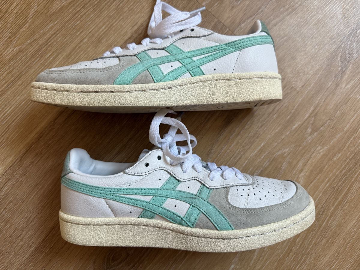 Onitsuka Scarpe da uomo: Baskets blanc/turquoise Onutsika Tiger, p.37 – Usato da Tavannes venduto da Thriftshop 2