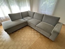 Eck Sofa Grau 