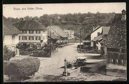 AK Unter-Illnau, Ortspartie, 1913