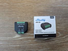 Shelly Plus Add-On Erweiterung für Sensoren