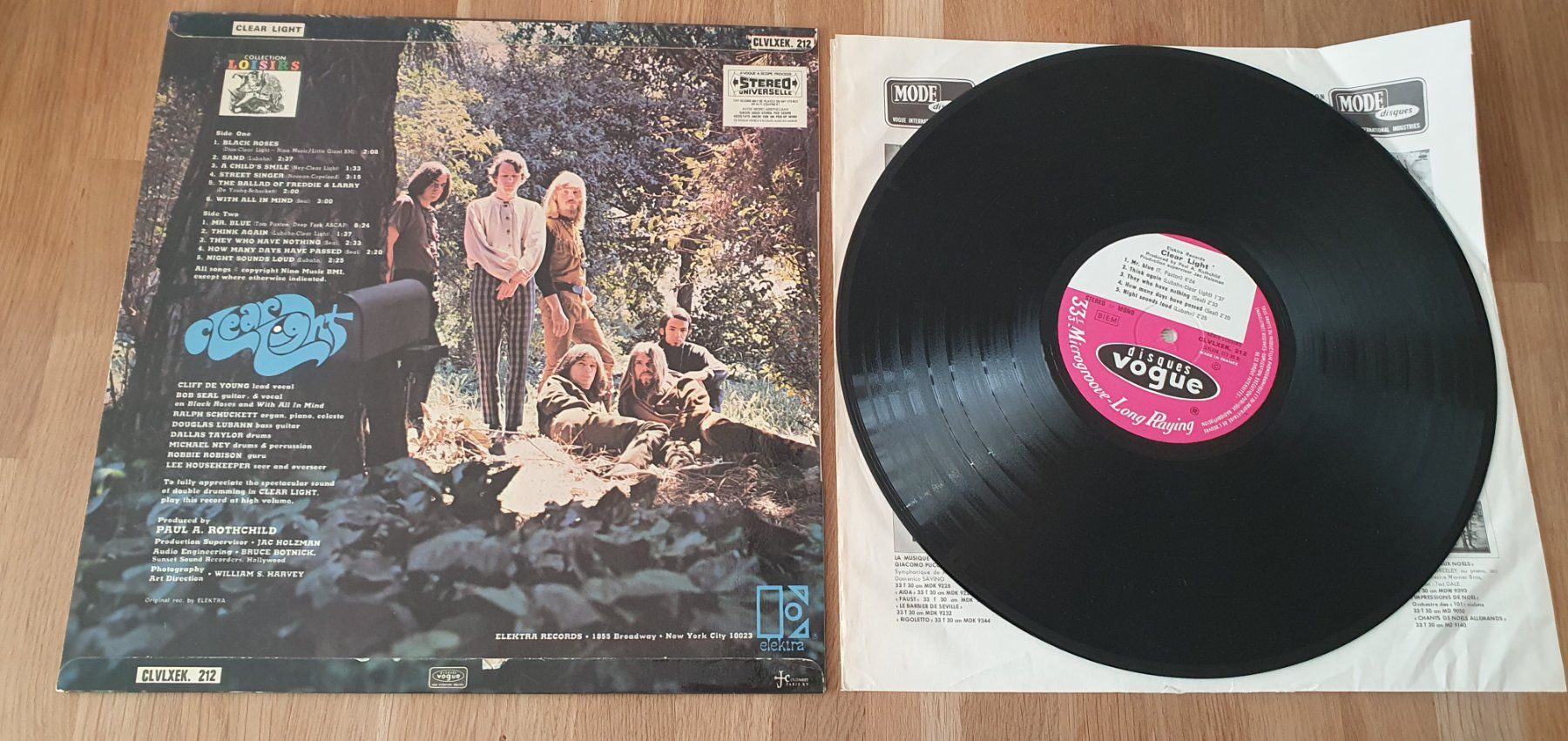 Dischi in vinile: CLEAR LIGHT, Same, Original French 1967 LP, MINT-! – Usato da Kreuzlingen venduto da Cdschlumpf 1