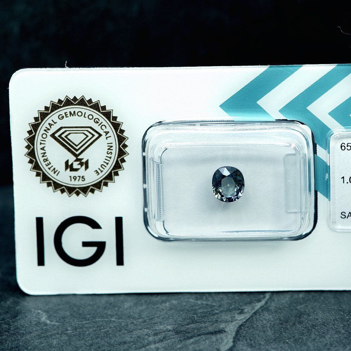 Pietre preziose: Blau, Grün Saphir - 1.09 ct – Nuovo e nell'imballaggio originale da Bad Zurzach venduto da Schaeubli-Group 4