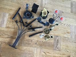 Konvolut Kerzenständer diverse Materialien, gebraucht