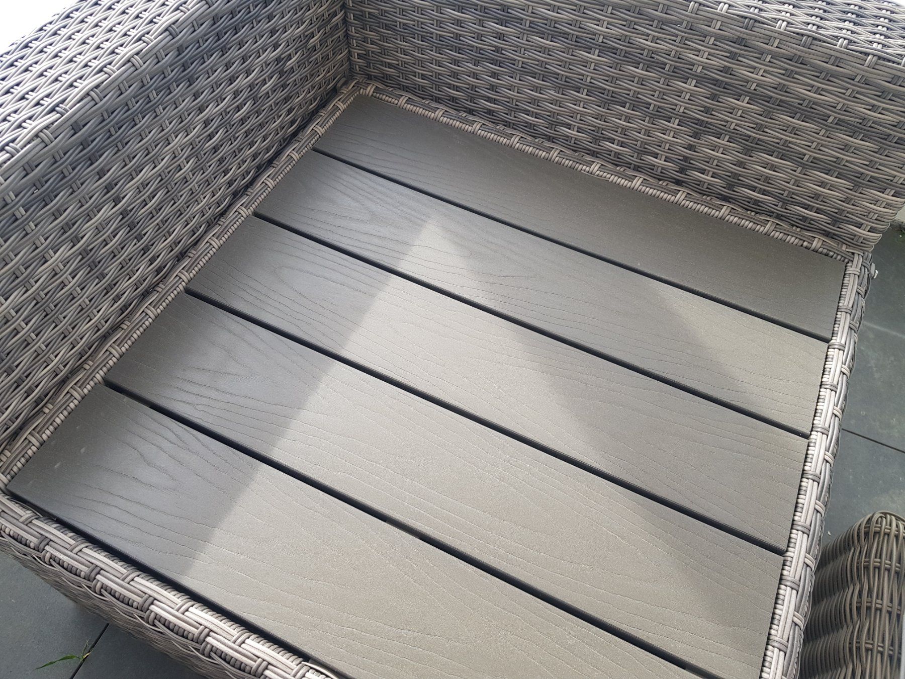 Box contenitori: LOUNGE ECKELEMENT MIT ABLAGEFLÄCHE / STAURAUM/ N.P 290.- – Nuovo (secondo la descrizione) da Root venduto da LifestyleAccessoires 2