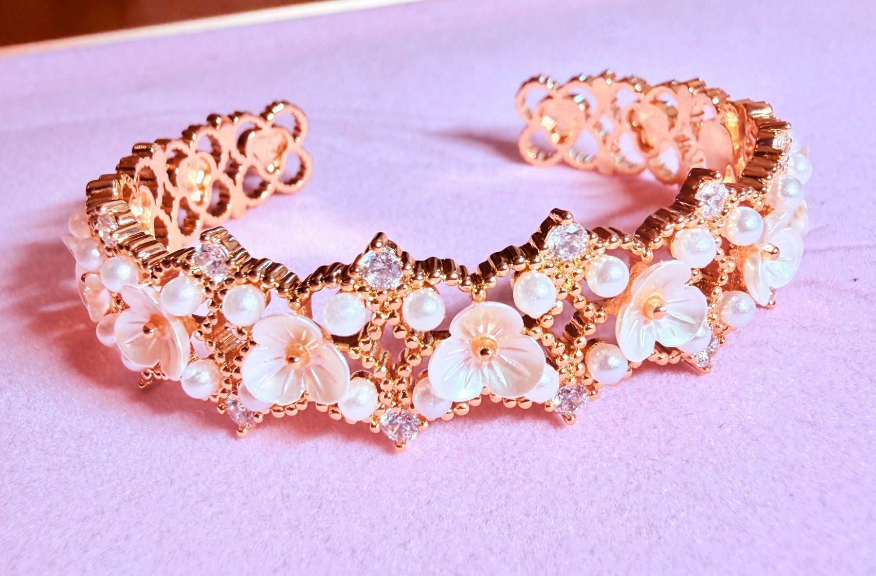Altri gioielli: Parure Fleur de perle – Nuovo e nell'imballaggio originale da St-Maurice venduto da Sandrinette123 5