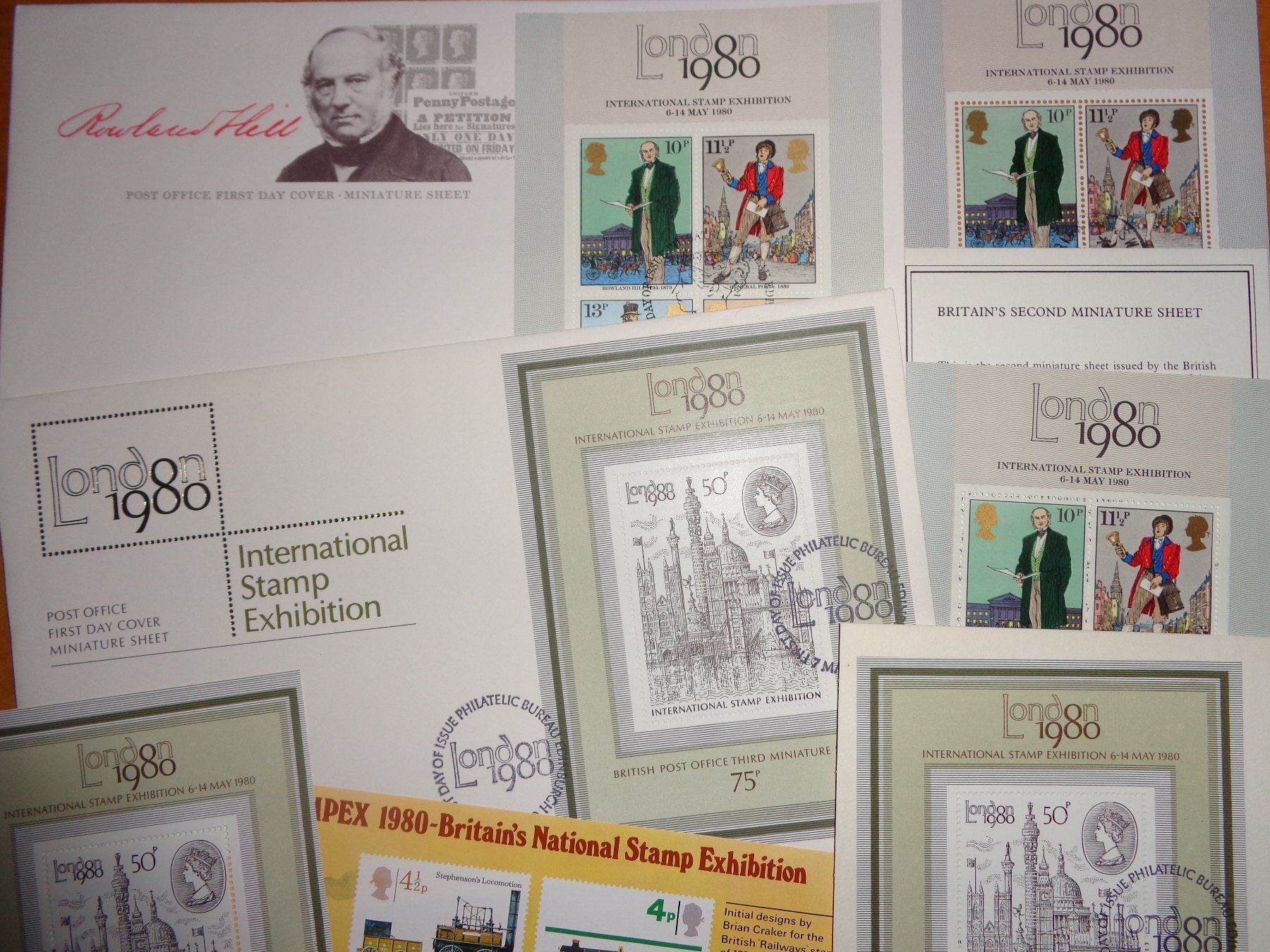 Tutti i francobolli: London Internat. Stamp Exhibition 1980 – Usato da Bürglen TG venduto da StampGraf
