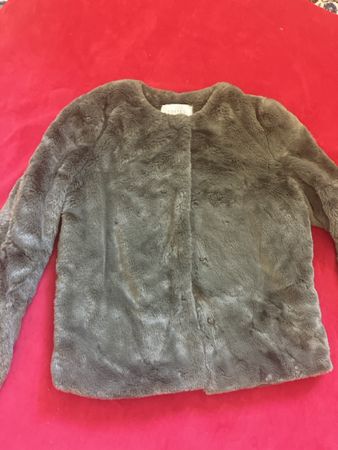 Costes Basic Kunstpelzjacke Damen Grau Grösse S guter Zustan