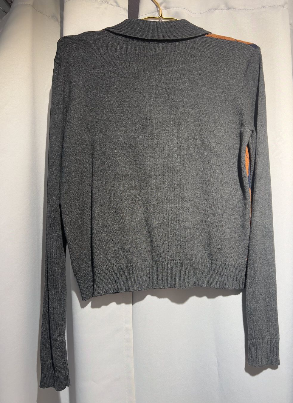 Maglioni & Felpe: Klassischer Pullover mit Rautenmuster und Kragen – Nuovo e nell'imballaggio originale da Zürich venduto da Naebeli 1