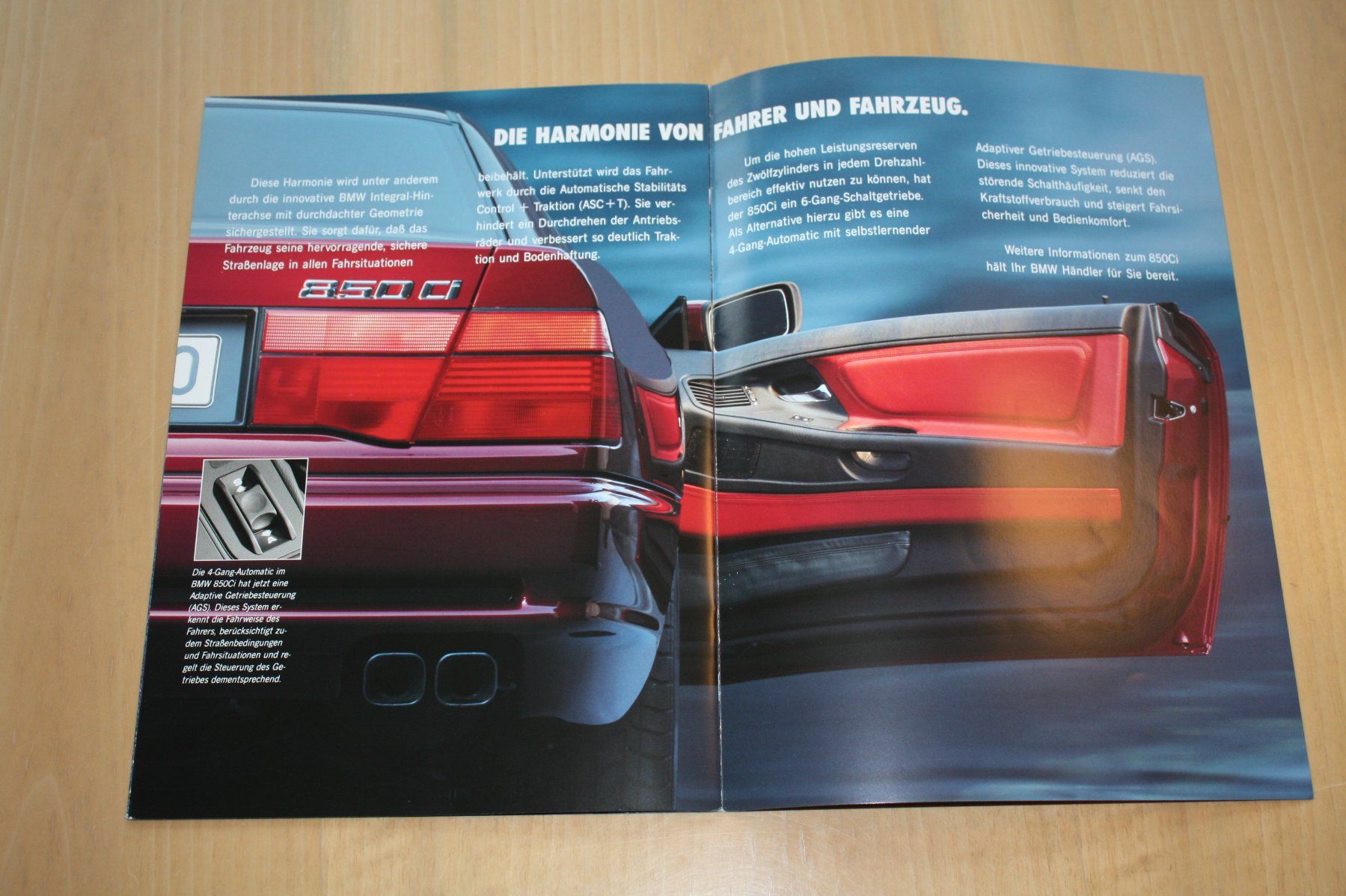 BMW Documenti: BMW 850 Ci Prospekt 1992 – Usato da Wikon venduto da erwin400 3