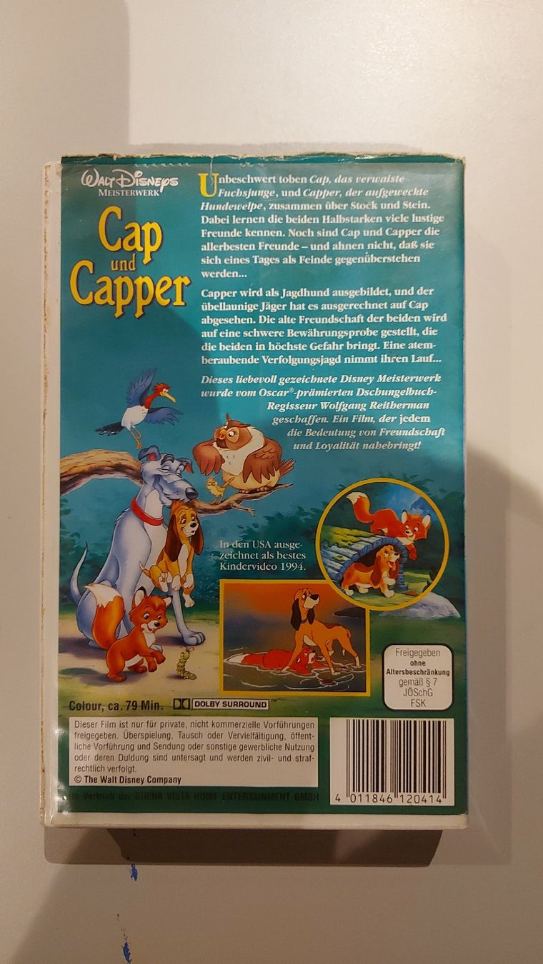 VHS Disneys Cap und Capper (Gebraucht) in Schwarzenegg für CHF 1 – mit ...