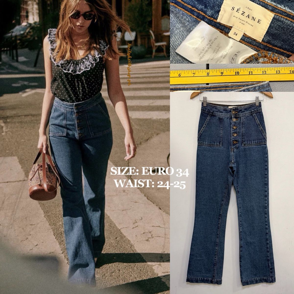 Sezane Jeans: Sezane Cotton Pants – Usato da St.Josefen venduto da lop_lh8d