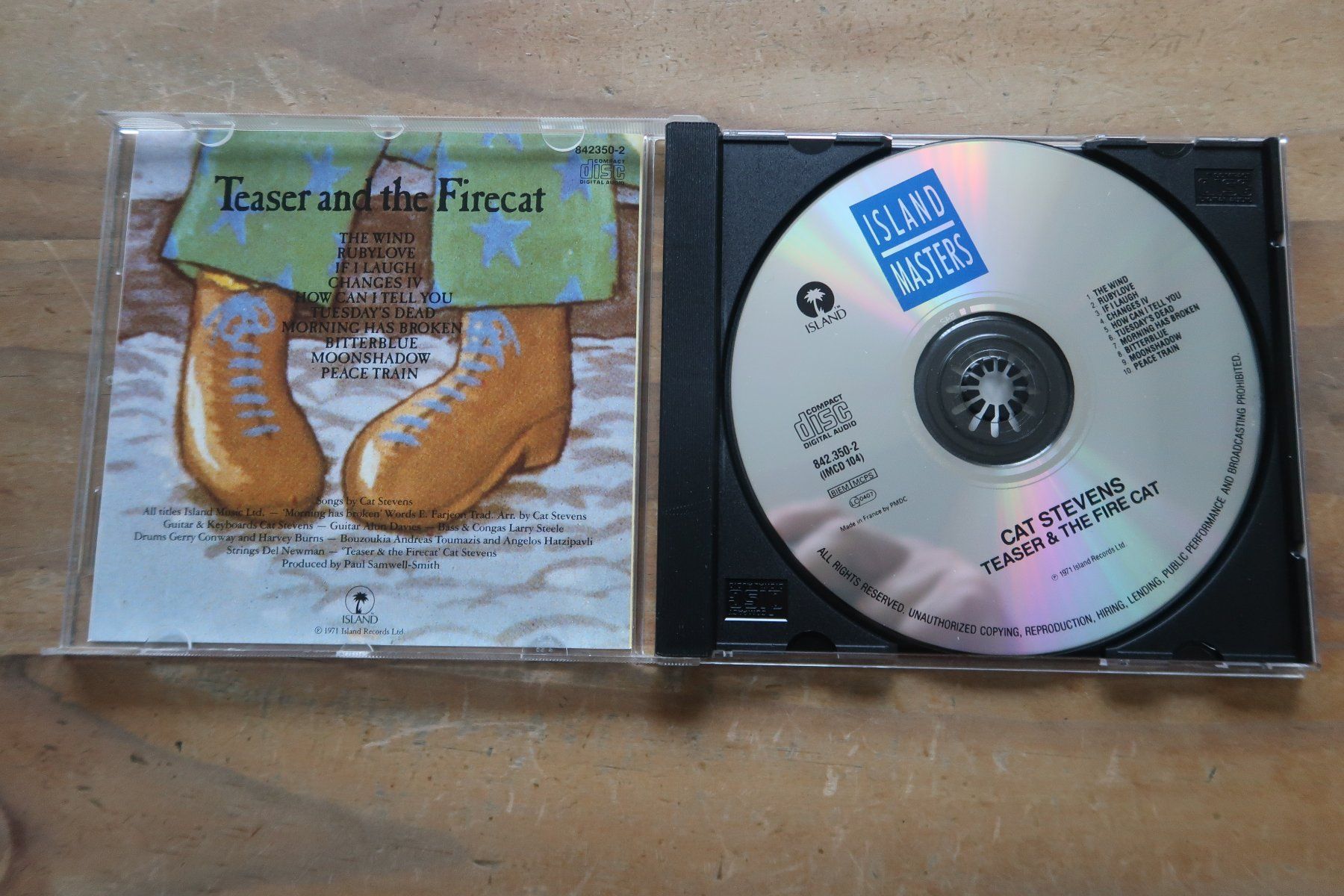 CD: CAT STEVENS - TEASER & THE FIRECAT - CD – Usato da Basel venduto da Patiscat 3