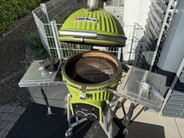 BBQ Master Kamado Grill XL Pro Lime Green
