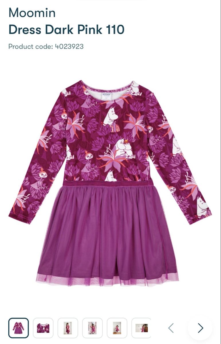 Kleider & Röcke: Moomin dress – Gebraucht aus Zürich von sera_87 1