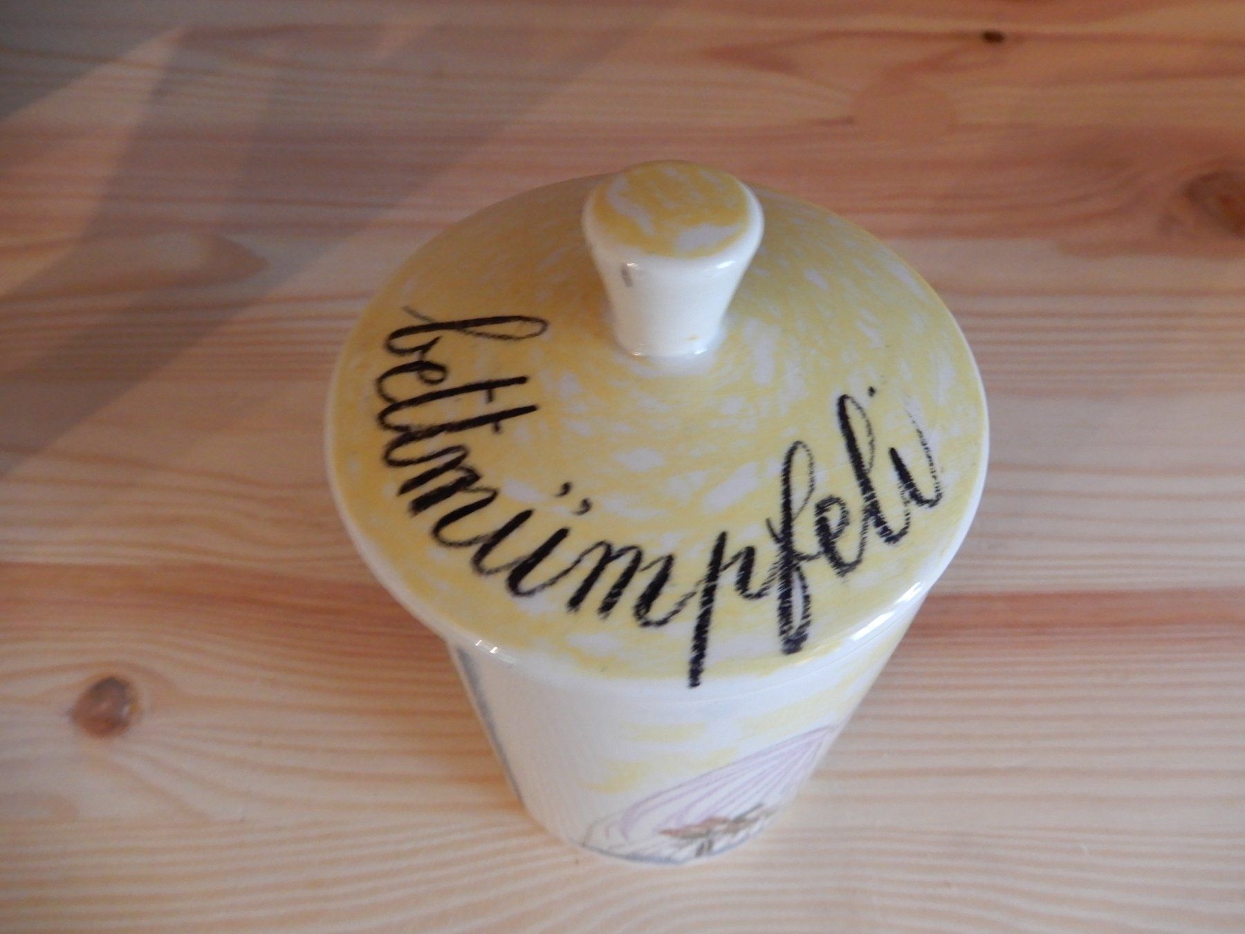 Contenitori & Simili: Vorratsdose mit Deckel Keramik handbemalt "Bettmümpfeli" – Usato da Erstfeld venduto da Mario_boe0 4