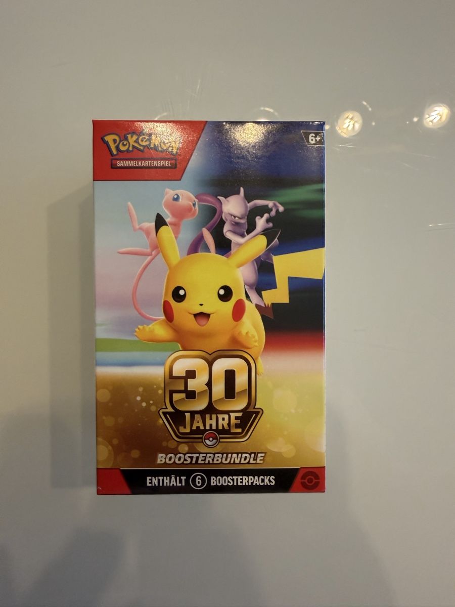 Pokémon Carte collezionabili: Pokemon Booster budle 30th deutsch – Nuovo e nell'imballaggio originale da Winterthur venduto da stipooo97