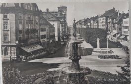 LA CHAUX-DE-FONDS - Rue Léopold Robert - Fleur de Lys - 1956