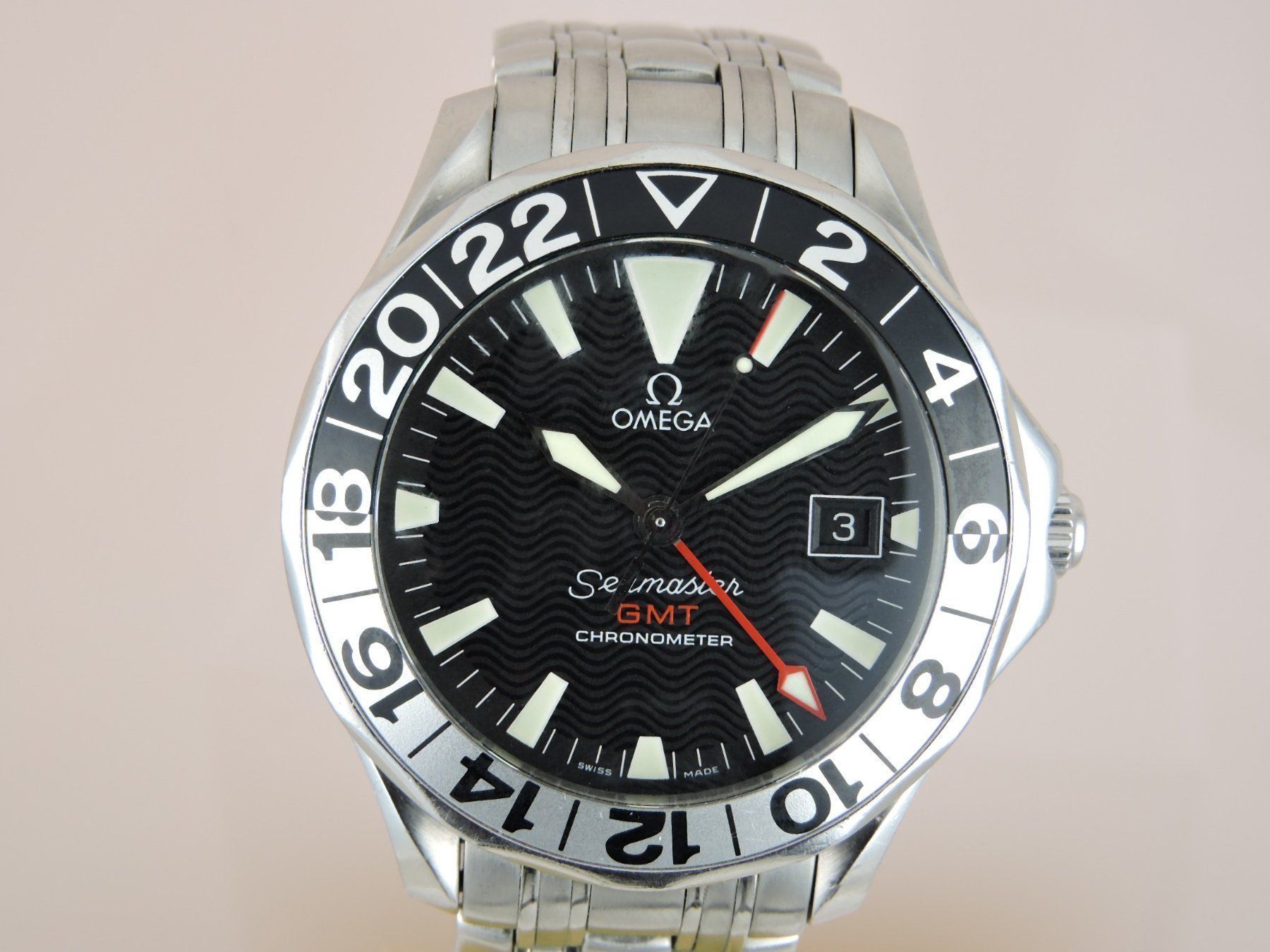 Omega Orologi: Omega Seamaster 300M GMT Chronometer - Box, EoA, Service – Usato da Bern venduto da Vintage-Oyster 4