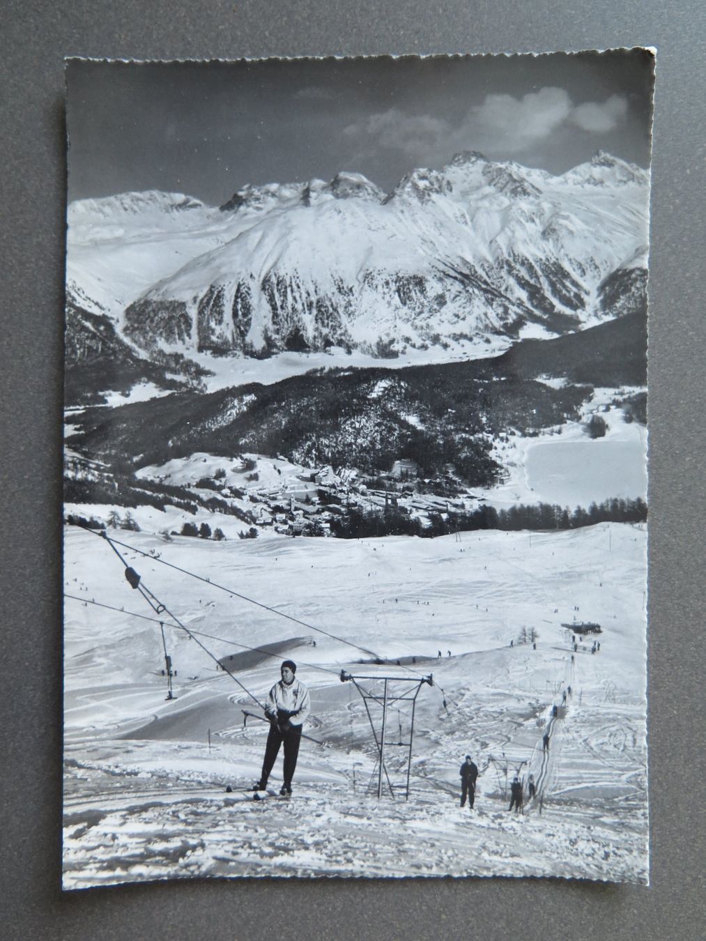 Cartoline postali: ST. MORITZ - SKILIFT SALASTRAINS – Usato da Wittenbach venduto da lipasal