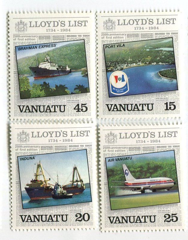 Tous les timbres: Briefmarken "Schiffe". Vanuatu. – Neuf avec emballage d'origine à Basel par Butsch5