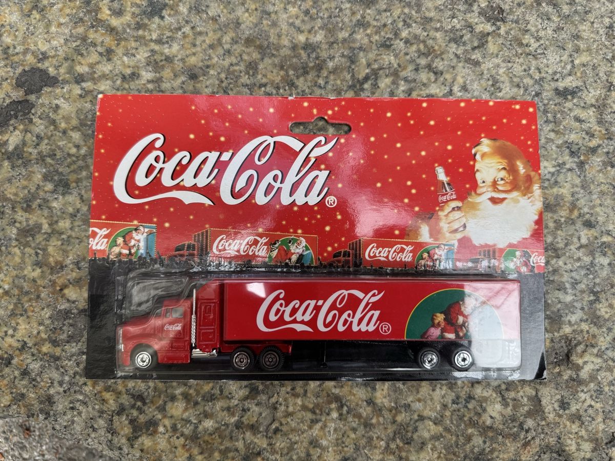Coca-Cola Modellini d'auto: Modell LKW Coca-Cola originalverpackt Jg. 2000 – Nuovo e nell'imballaggio originale da Stettlen venduto da DieTaube2.0