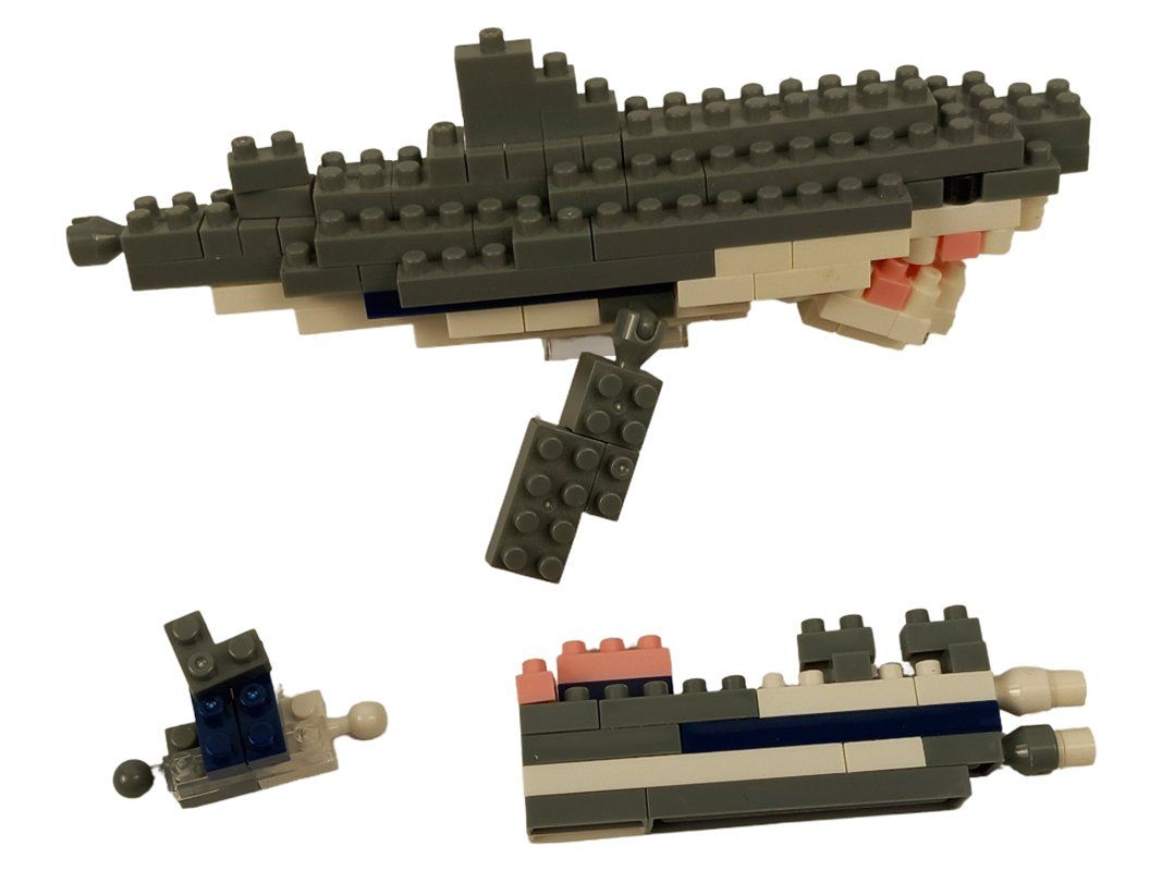 Spielzeuge: Nanoblock Great White Shark – Gebraucht aus Hünenberg von Restwert_Zug 4