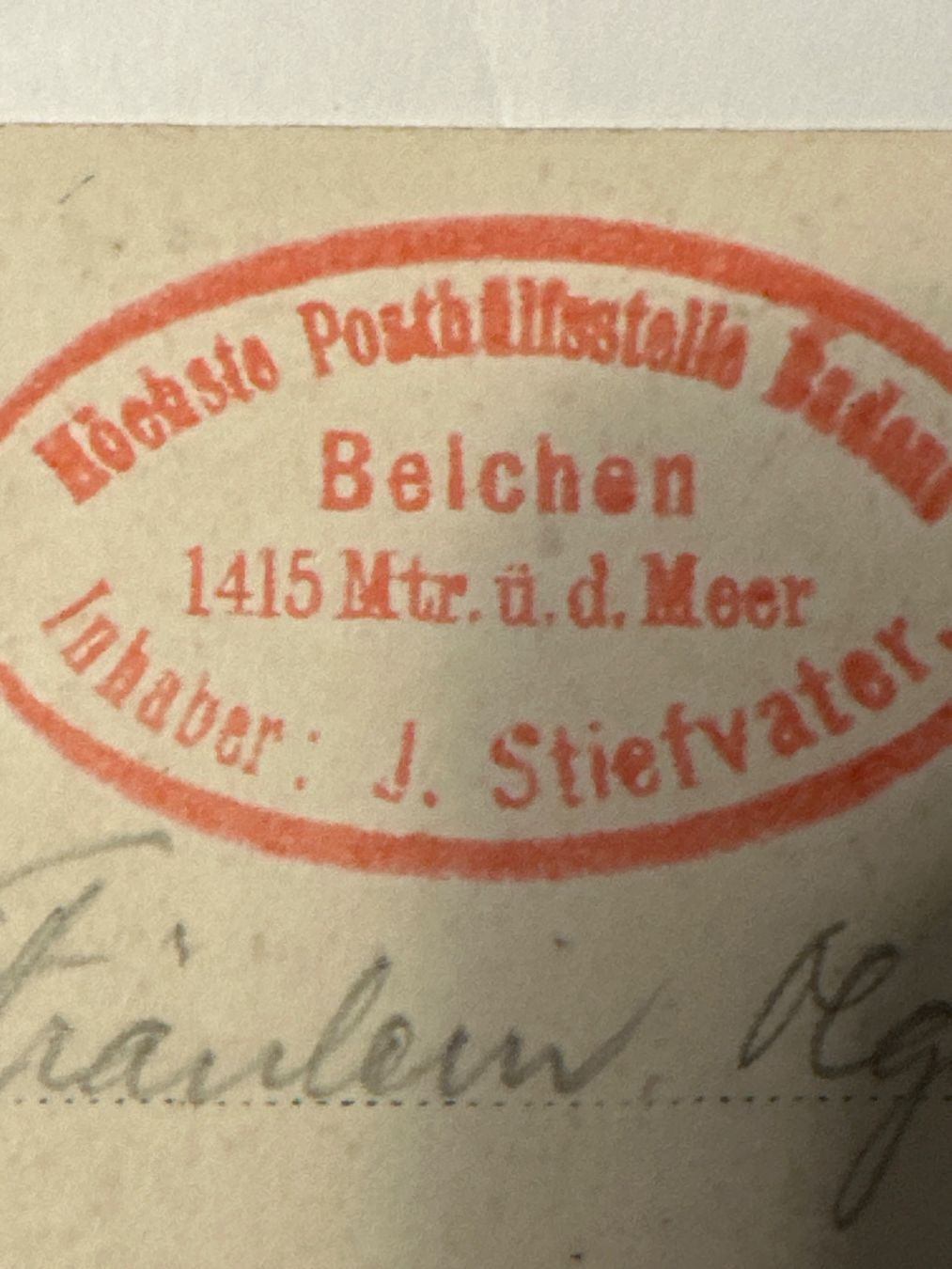 Ansichtskarten: Alte Ansichtskarte Belchen Schwarzwald, ca. 1930 selte – Gebraucht aus Frauenfeld von aluma14 4