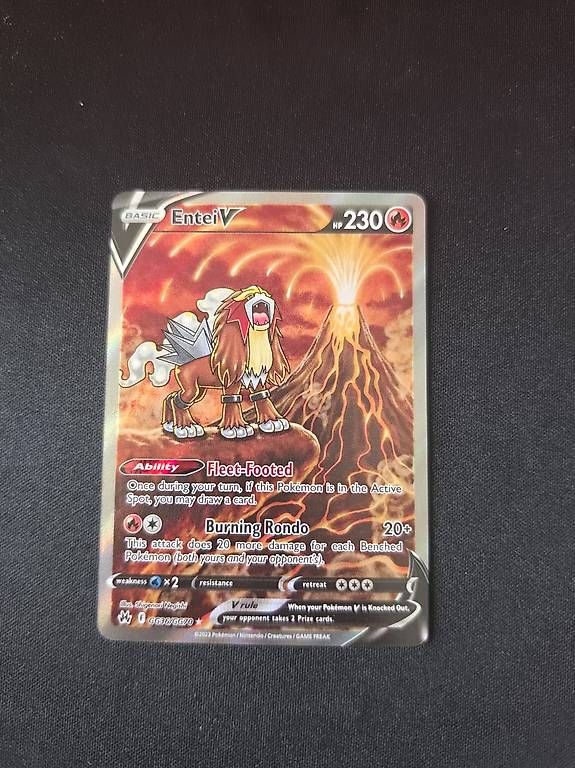 Pokémon Carte collezionabili: Pokémon Entei V GG36/GG70 – Usato da Carona venduto da OnePieceday26 2
