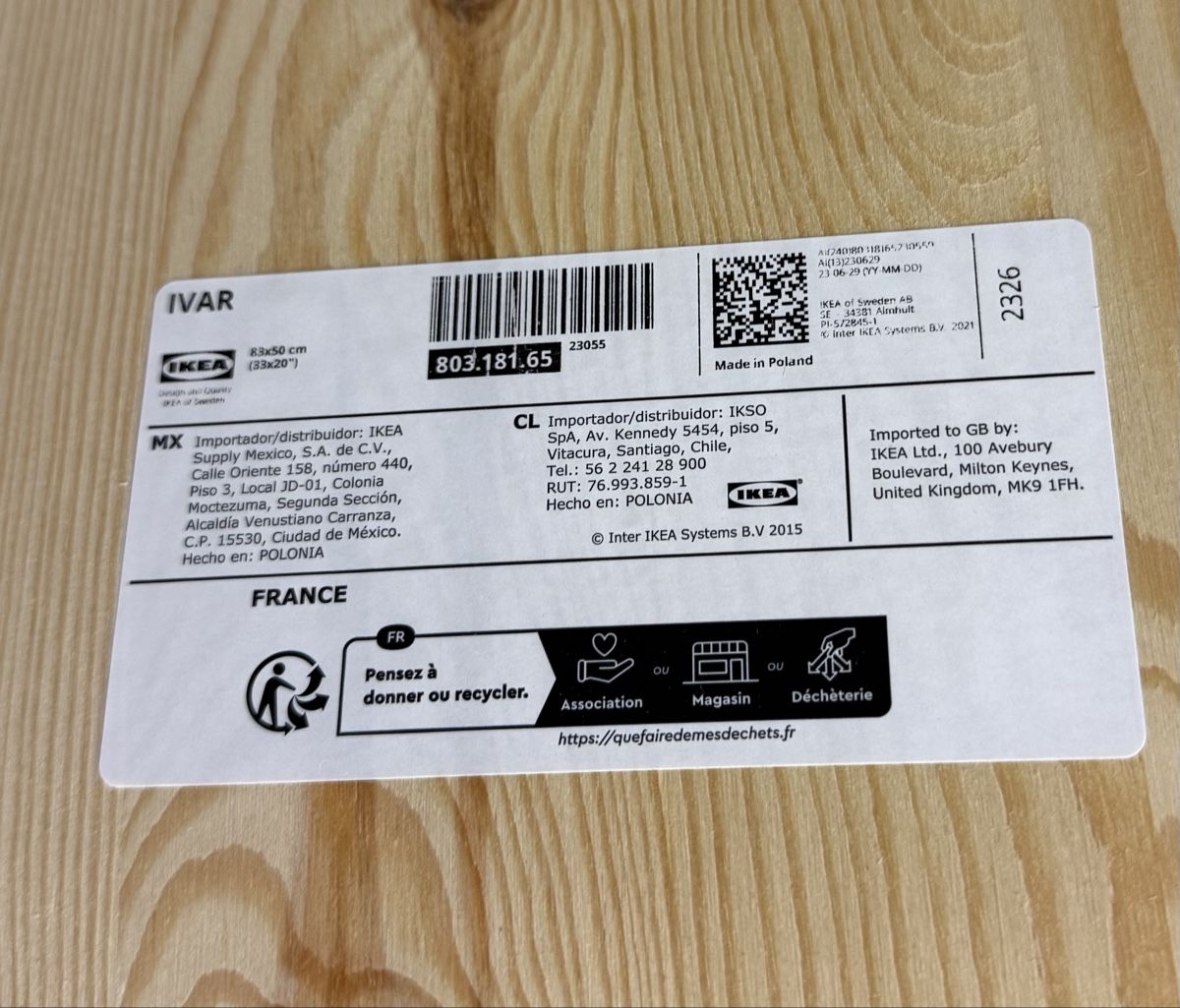 Regale: IKEA IVAR Pine Shelf 83x50 cm – Neu (gemäss Beschreibung) aus Buchs AG von sxf96 1