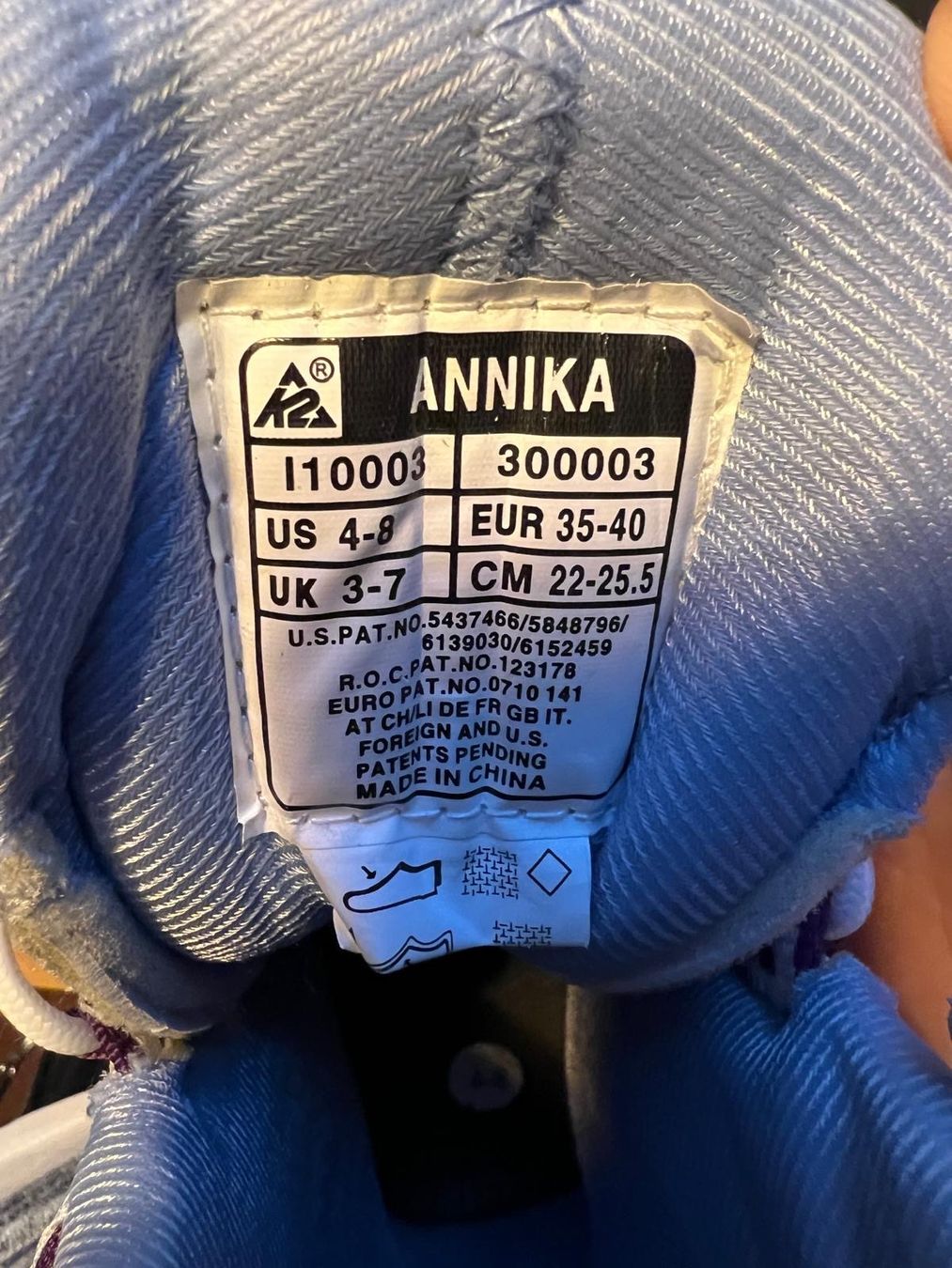 K2 Inline-Skating & Rollschuhe: K2 Annika Inlineskates, Gr. 35-40 – Gebraucht aus Fribourg von SaskiaD. 1
