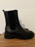 Leder-Boots, Schwarz, Grösse 39, Top Zustand