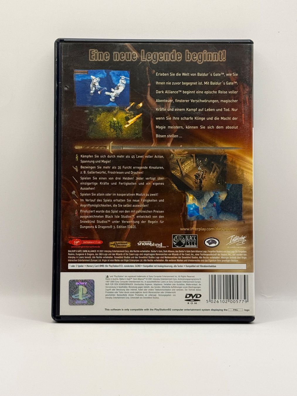 Giochi: Baldur's Gate: Dark Alliance - Playstation 2 - CIB – Usato da Dietikon venduto da gab_qz7y 1