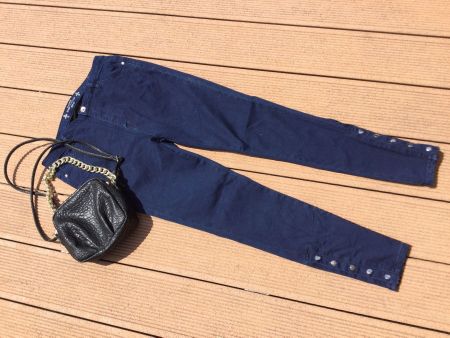 Pantalon jeans stretch bleu foncé Zebra