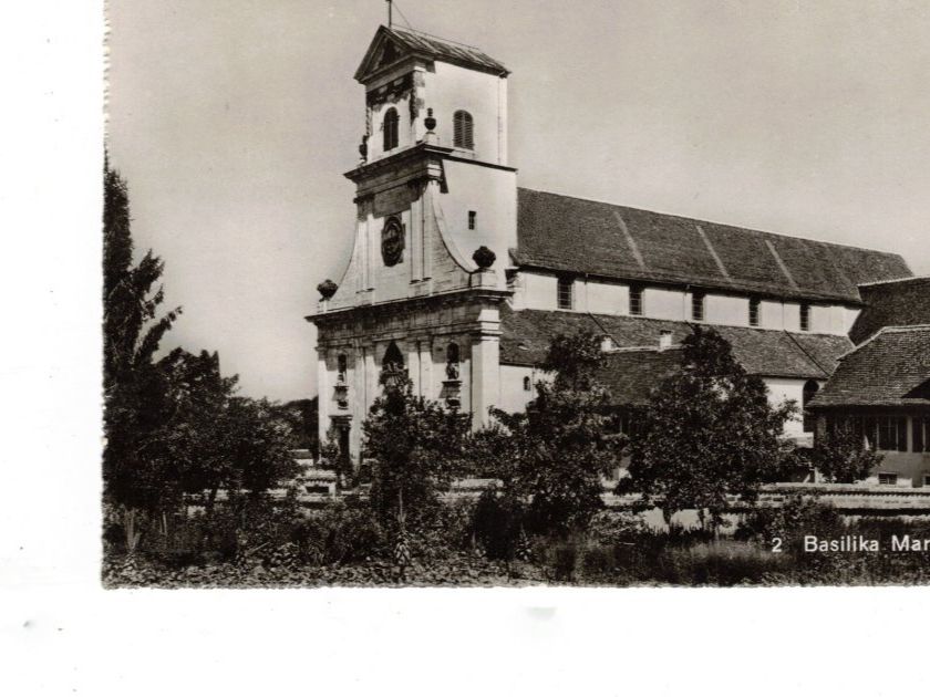 Cartoline postali: Mariastein Basilika Kirchen Religion 1949 Solothurn – Usato da Widnau venduto da Seppl480