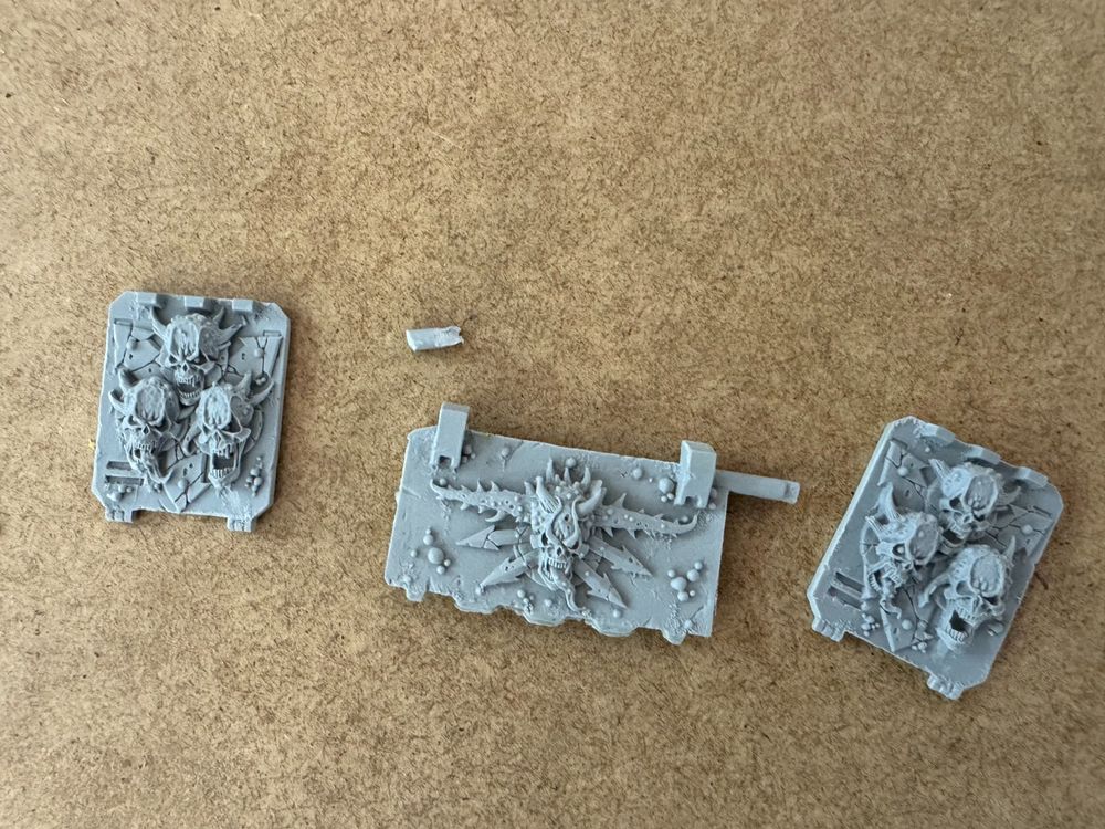 Portes De Land Raider Chaos Word Bearers – Forge World – Pièces Détaillées Pour Figurines Warhammer 40k