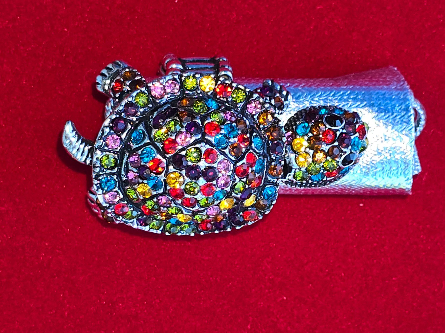 Anelli: Bunter Schildkröten Ring mit Strass, Sommer Schmuck! – Nuovo (secondo la descrizione) da Kloten venduto da xenia-ainex 4