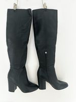 Damen Lederstiefel schwarz Grösse 40 -komplett neu
