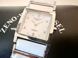 ZENO *Ceramic CC White*, MOP diamond dial, SRP Fr. 298.-
