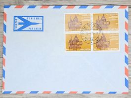 CL02 Enveloppe + Timbre Suisse 1975